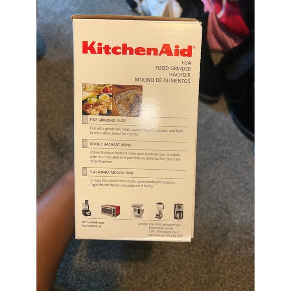 KitchenAid Meat Food Grinder Stand Mixer Attachment Model FDA - Picture 1 of 2
